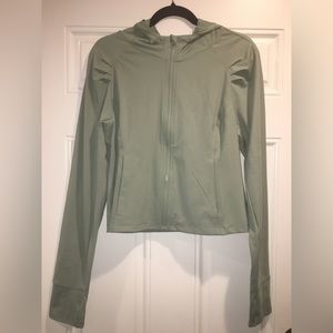 Yogalicious Lux Green Hooded Jacket - Size XL